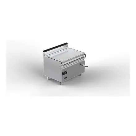Plinski nagibni tiganj OFFCAR MILO M9BRG12I - inox kada 120 L (63 dm2), ručno preklapanje