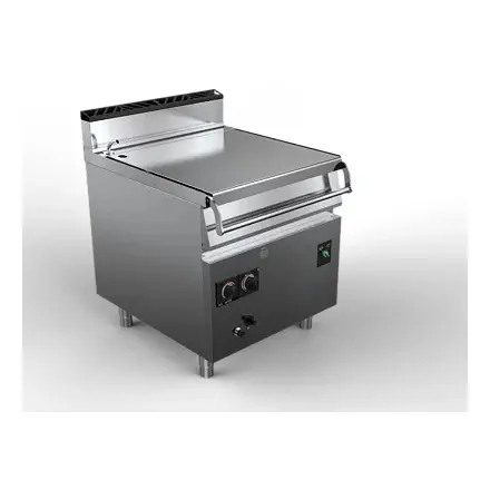 Plinski nagibni tiganj OFFCAR MILO M9BRG80IM - inox kada 80 L (41 dm2), motorno preklapanje